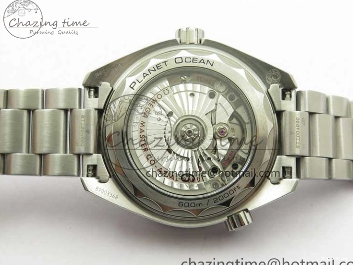0501 Planet Ocean 39.5mm Black Ceramic Bezel SS VSF 1:1 Best Edition Black Dial on SS Bracelet A Stretchable 7890